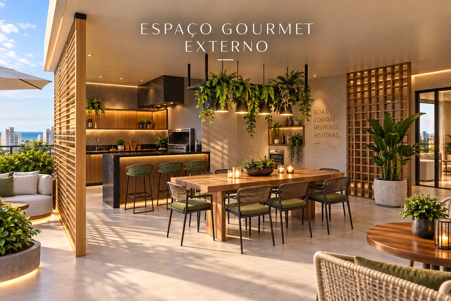 Espaço gourmet externo